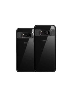 Двухкомпонентный Чехол Clarity Series TPU PC для Samsung Galaxy S8 черный Rock