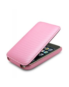 Чехол для Apple iPhone 3GS 3G Jacka Type розовый карбон Melkco