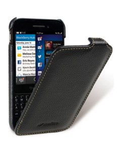 Кожаный чехол Jacka Type для Blackberry Q5 черный Melkco