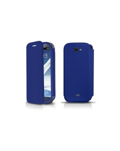 Чехол книжка для Samsung Galaxy Note 2 N7100 голубой Sbs