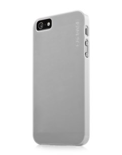 Силиконовый ультратонкий чехол Soft Jacket LAMINA для Apple iPhone 5 5S SE белый Capdase