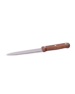 Нож универсальный KM 5309 лезвие 12 см нержавеющая сталь деревянная ручка Kamille