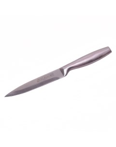 Нож универсальный лезвие 12 5 см рукоятка 11 см нержавеющая сталь с полой ручкой Kamille