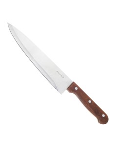 Нож Шеф повар KM 5306 нержавеющая сталь деревянная ручка Kamille