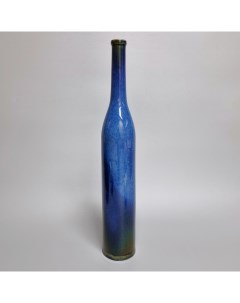 Ваза ручной работы Синева бутылка Irina volvach art ceramics
