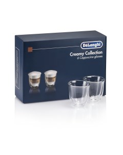 Набор чашек для капучино Cappuccino Glasses Set 6 pcs Delonghi