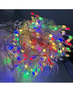 Световая гирлянда новогодняя Занавес 17144 3 м разноцветный RGB Merry christmas