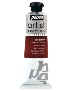 Краска художественная Artist Acrylics Extra Fine акрил 4 37 мл малиновый ализарин Pebeo