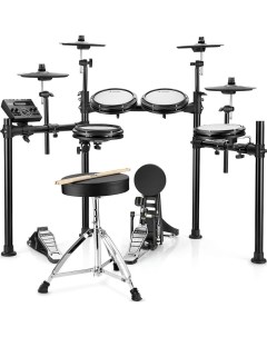 Электронная ударная установка DED 200 Electric Drum Set 5 Drums 3 Cymbals Donner