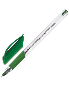 Ручка шариковая масляная Extra Glide GT ЗЕЛЕНАЯ трехгранная узел 0 7 мм лин Brauberg