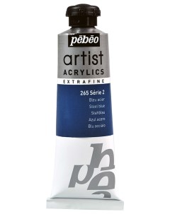 Краска художественная Artist Acrylics Extra Fine акрил 2 37 мл стальной синий Pebeo