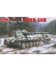 Сборная модель 1 35 Французский танк AMX 50B 35A049 Amusing hobby