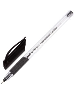 Ручка шариковая Extra Glide GT черный цвет чернил трехгранная 12шт Brauberg