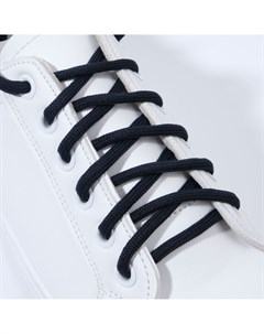 Шнурки для обуви пара круглые d 5 мм 90 см цвет темно синий Onlitop