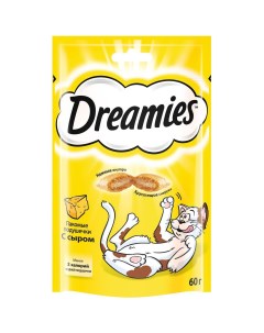 Лакомство Лакомые подушечки с сыром 60г Dreamies