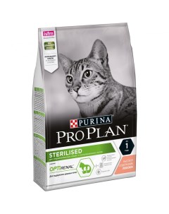 Корм для кошек Sterilised с лососем 1 5 кг Pro plan