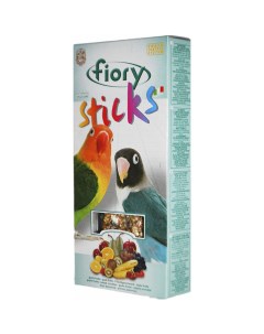 Лакомство Палочки для средних попугаев с фруктами 120г Fiory