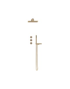 Душевой комплект 1506LG встраиваемый матовое золото Bronze de luxe
