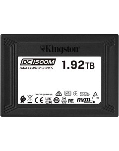 SSD накопитель DC1500M PCI E 3 0 2 5 1920Gb SEDC1500M 1920G Kingston