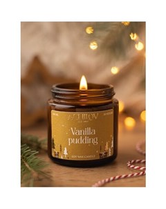 Свеча ароматическая новогодняя Vanilla pudding 100 мл Achilov