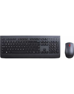 Комплект мыши и клавиатуры Combo Professional черный 4X30H56821 Lenovo