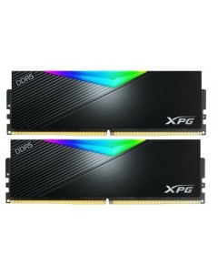 Комплект памяти DDR5 DIMM 32Gb 2x16Gb 6400MHz CL32 1 4V XPG Lancer RGB AX5U6400C3232G DCLARBK Retail Adata