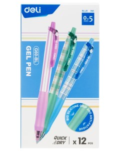 Ручка гелевая синий пластик EG60 BL Deli