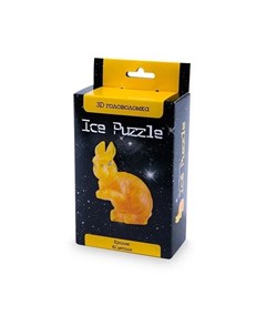 3D головоломка Ice puzzle Кролик золотой Crystal puzzle