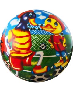 Мяч детский Веселый футбол синий 23 см Palmon