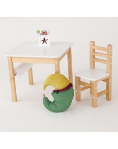 Детский стол и стул набор SIMBA FOREST Lite береза Simba land детская мебель