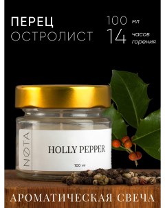 Ароматическая свеча в банке Nota Holly pepper 100 мл Stool group