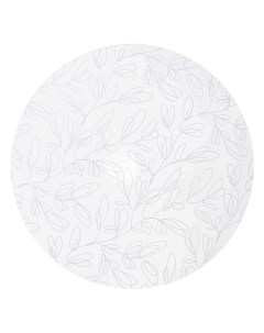 Салфетка под приборы 38 см ПЭТ круглая Белые ветви Plastic print Kuchenland