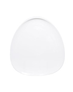 Тарелка закусочная 23х21 см фарфор P белая Synergy Kuchenland