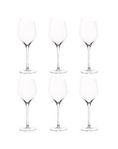 Бокал для белого вина 460 мл 6 шт стекло Crystal glass Charm L Kuchenland