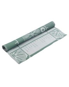 Салфетка хлопок зеленый с рисунком Ледяные узоры из коллекции new year essential 53x53см Tkano