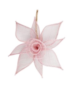 Подхват для штор Лилия 38 см Пастельно розовый Olexdeco