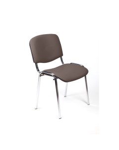 Стул UP_EChair Rio ИЗО хром к з коричневый Z10 Easy chair