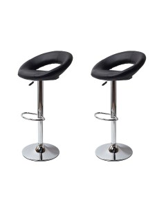 Комплект стульев барных BN 1009 1 черный серебристый Цм