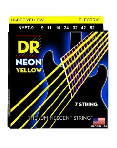 NYE7 9 HI DEF NEON Струны для 7 струнной электрогитары Dr