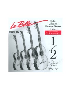 Струны FG112 нейлон для классической гитары 1 2 La bella