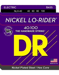 NLH 40 NICKEL LO RIDER Струны для бас гитары Dr