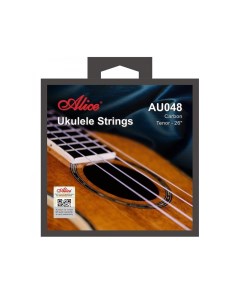Комплект струн для укулеле тенор карбон AU048 Alice