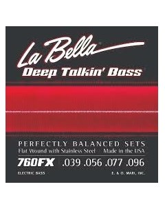 Струны для бас гитары 760FX Deep Talkin Bass Extra Light La bella