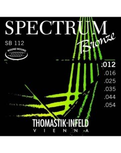 Струны для акустической гитары SB112 Spectrum Bronze 12 54 Томастик Thomastik
