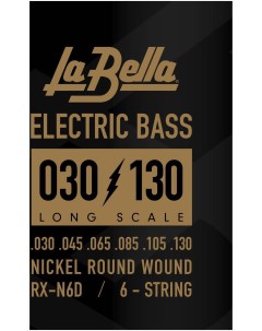 RX N6D Струны для бас гитары La bella