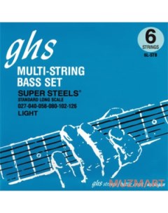 6L STB Струны для бас гитары Ghs