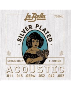 Струны для акустической гитары 700 ML La bella