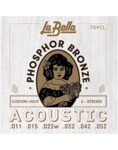 Струны для акустической гитары 7 GPCL La bella