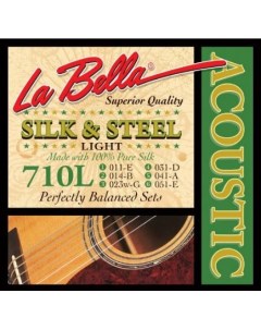 Струны для акустической гитары 710L La bella