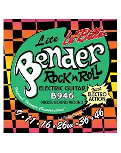 Струны для электрогитары B946 The Bender Lite La bella
